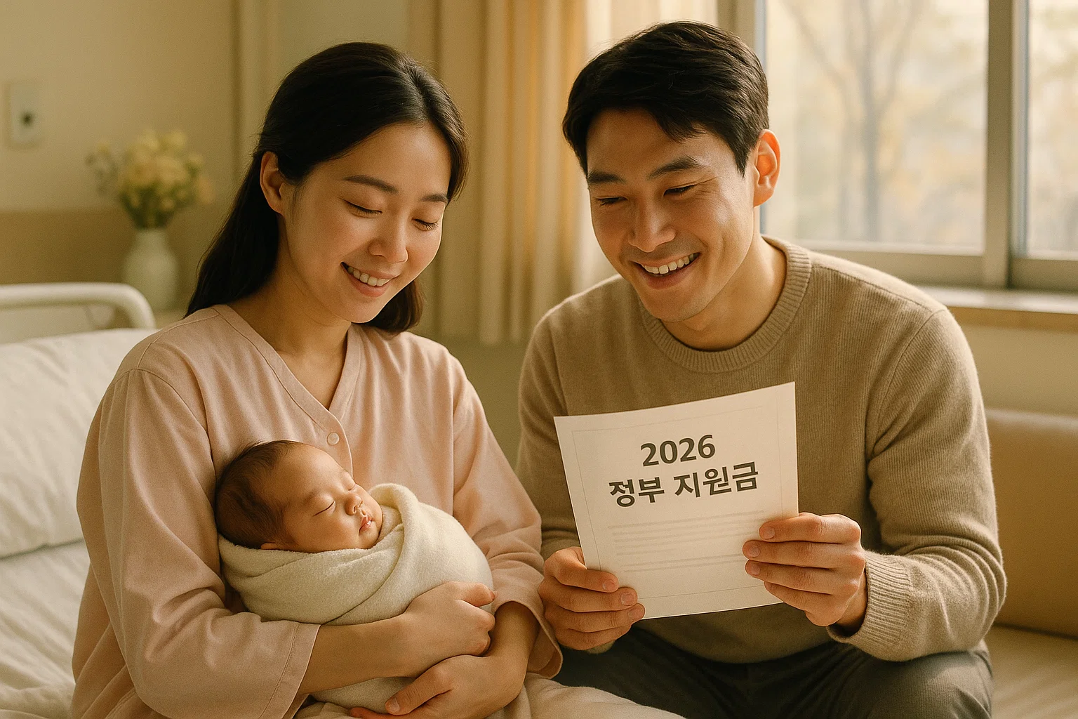 2026년 출산지원금 총정리 | 첫째부터 200만원! 달라진 정부 출산정책 한눈에 보기