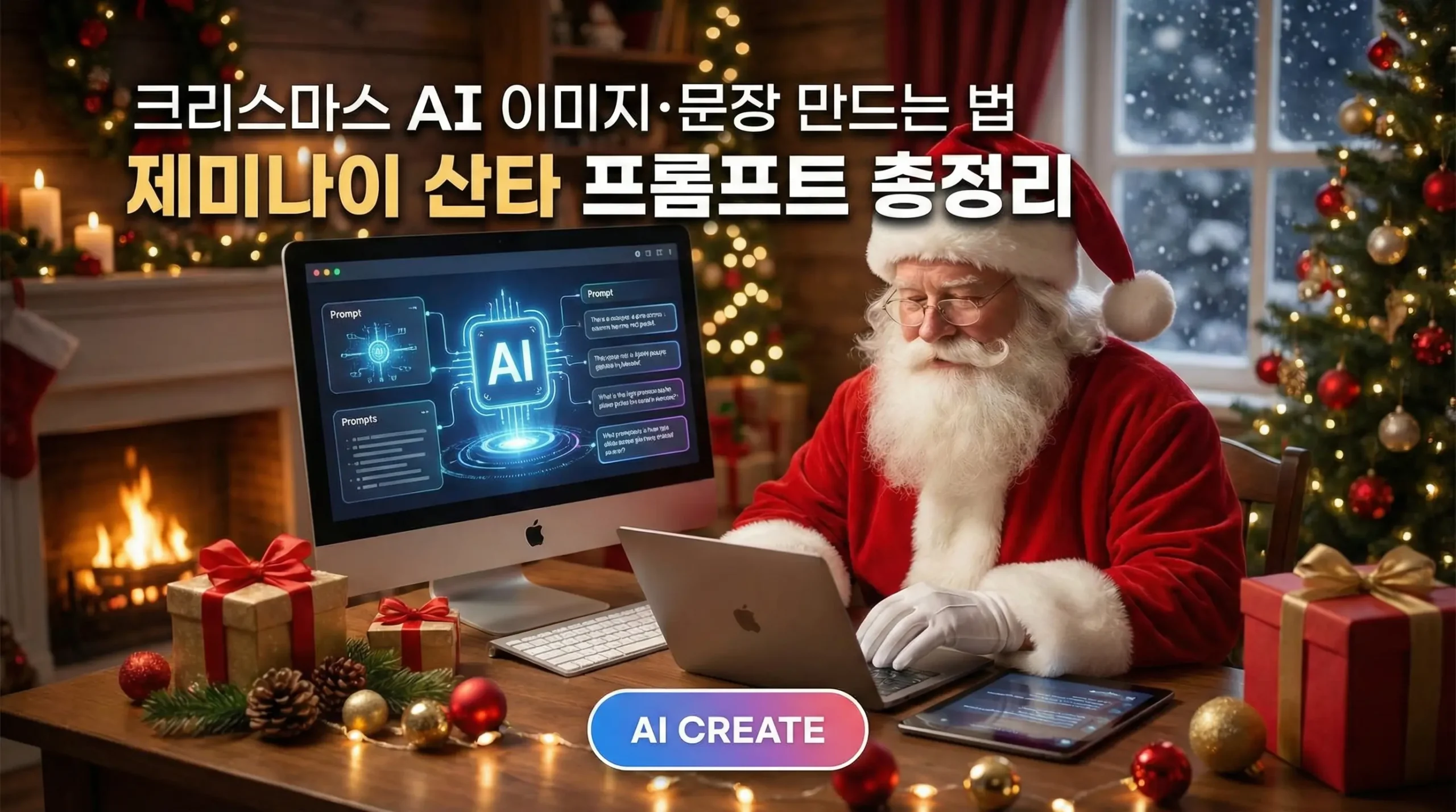 제미나이 산타 프롬프트