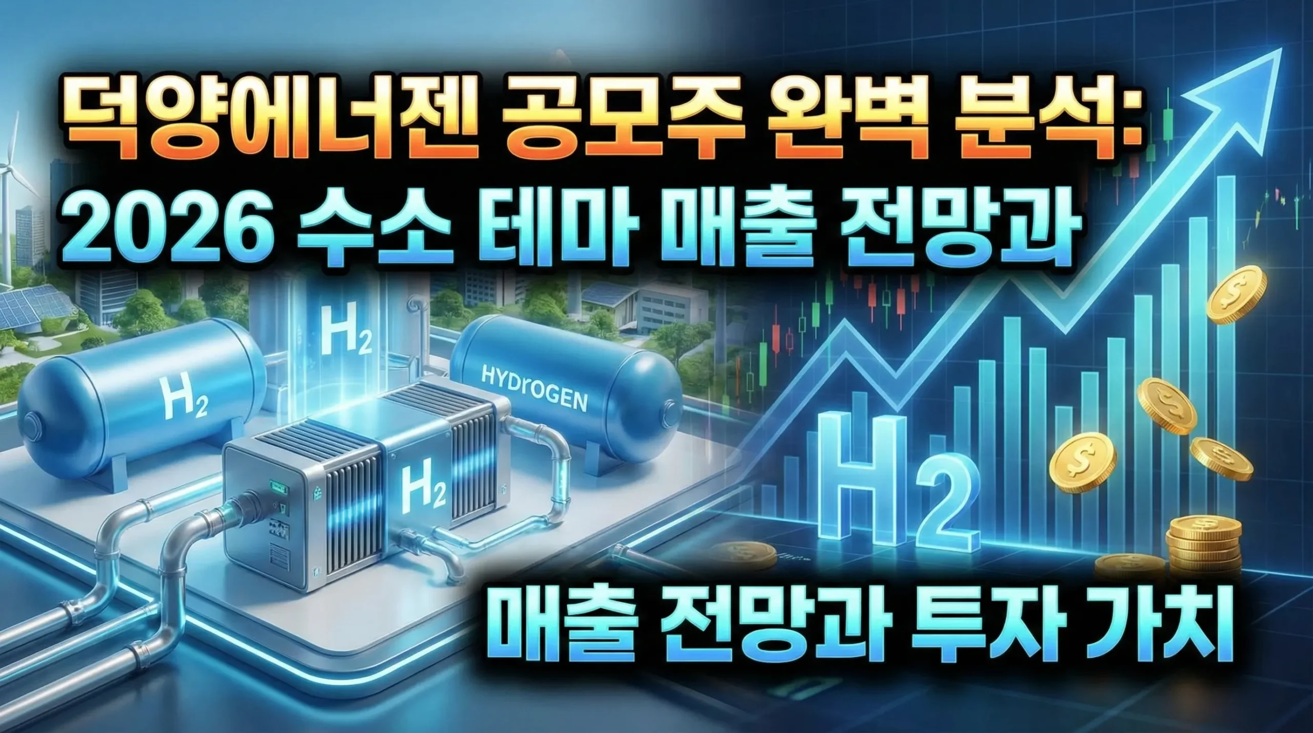 덕양에너젠 공모주 완벽 분석: 2026 수소 테마 매출 전망과 투자 가치