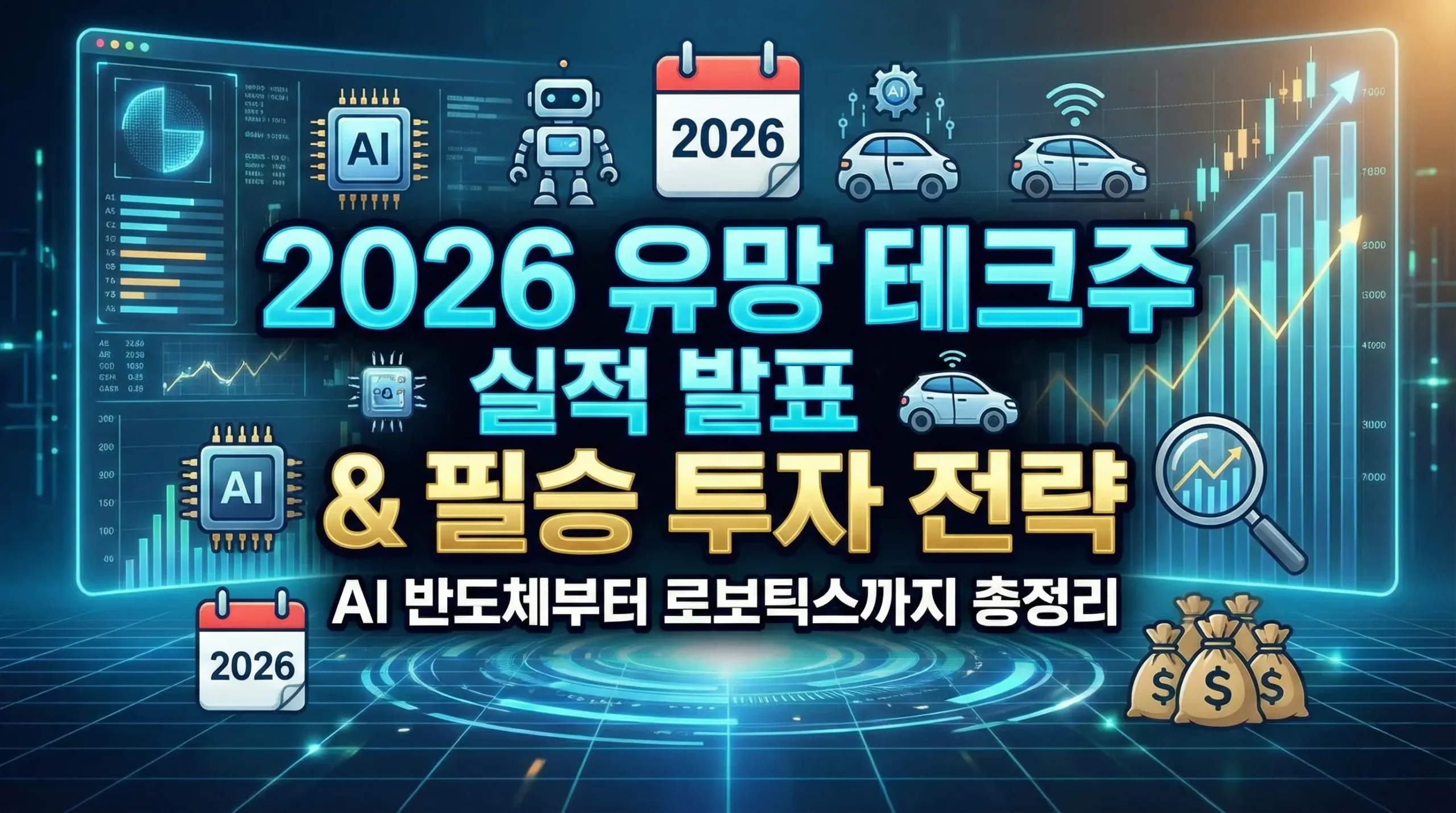 2026년 유망 테크주 실적 발표 일정과 필승 투자 전략: AI 반도체부터 로보틱스까지 총정리