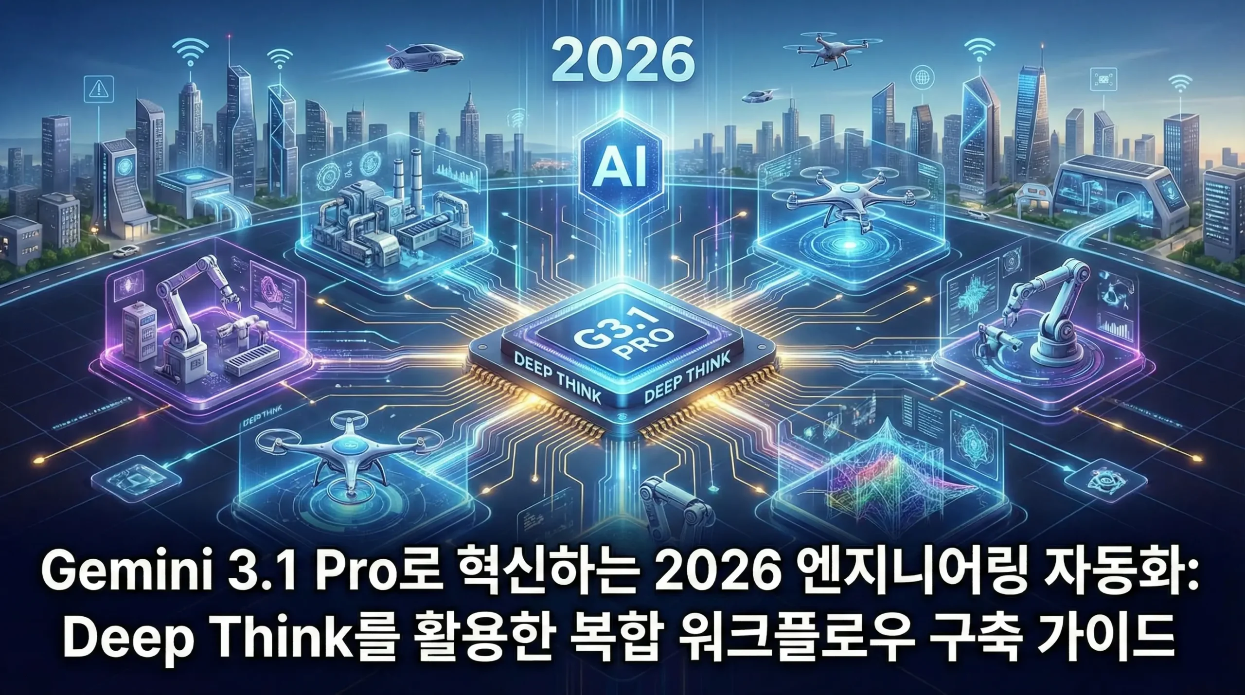 Gemini 3.1 Pro로 혁신하는 2026 엔지니어링 자동화: Deep Think를 활용한 복합 워크플로우 구축 가이드