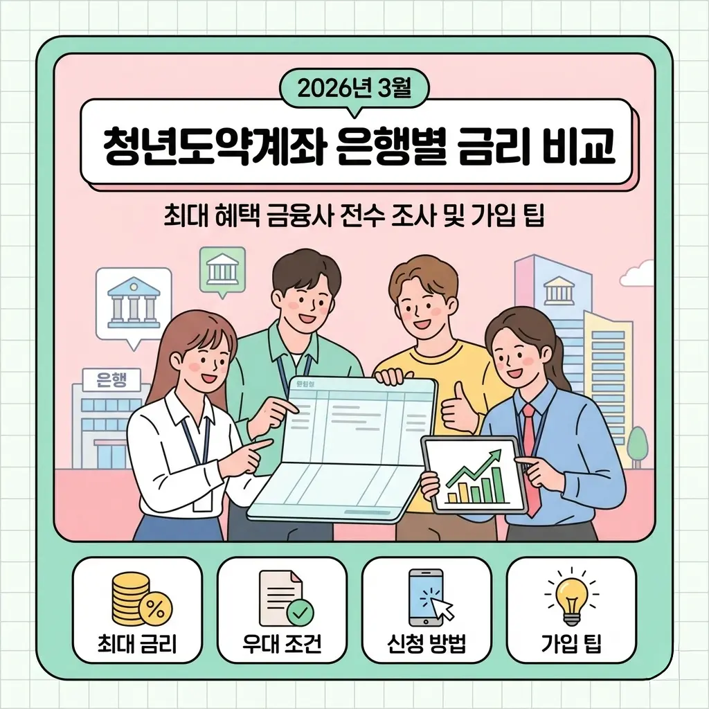 2026년 청년도약계좌 3월 금리 비교