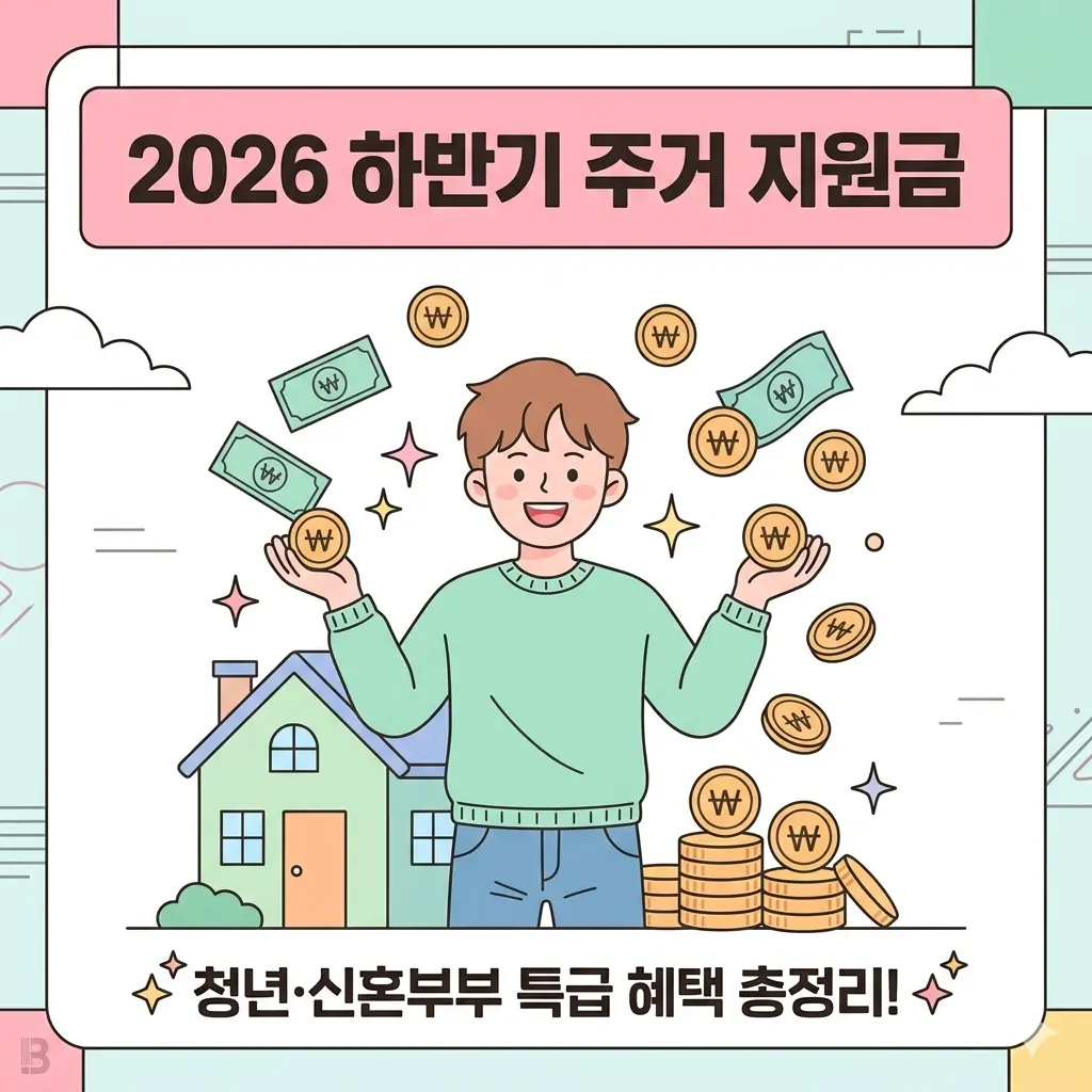 2026 하반기 주거 지원금 총정리 — 전세·월세·청년 우대형, 놓치면 수백만 원 손해