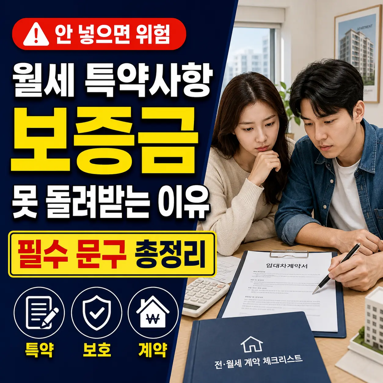 월세 특약사항 안 넣으면 보증금 못 돌려받는 이유, 필수 문구 총정리
