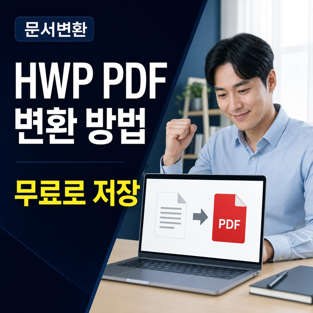HWP PDF 변환 무료로 하는 방법: 한컴독스에서 저장하기