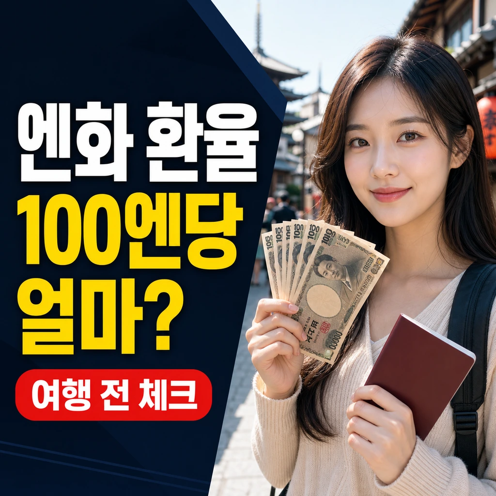 엔화 환율 100엔당 얼마? 일본 여행 전 환전 계산법