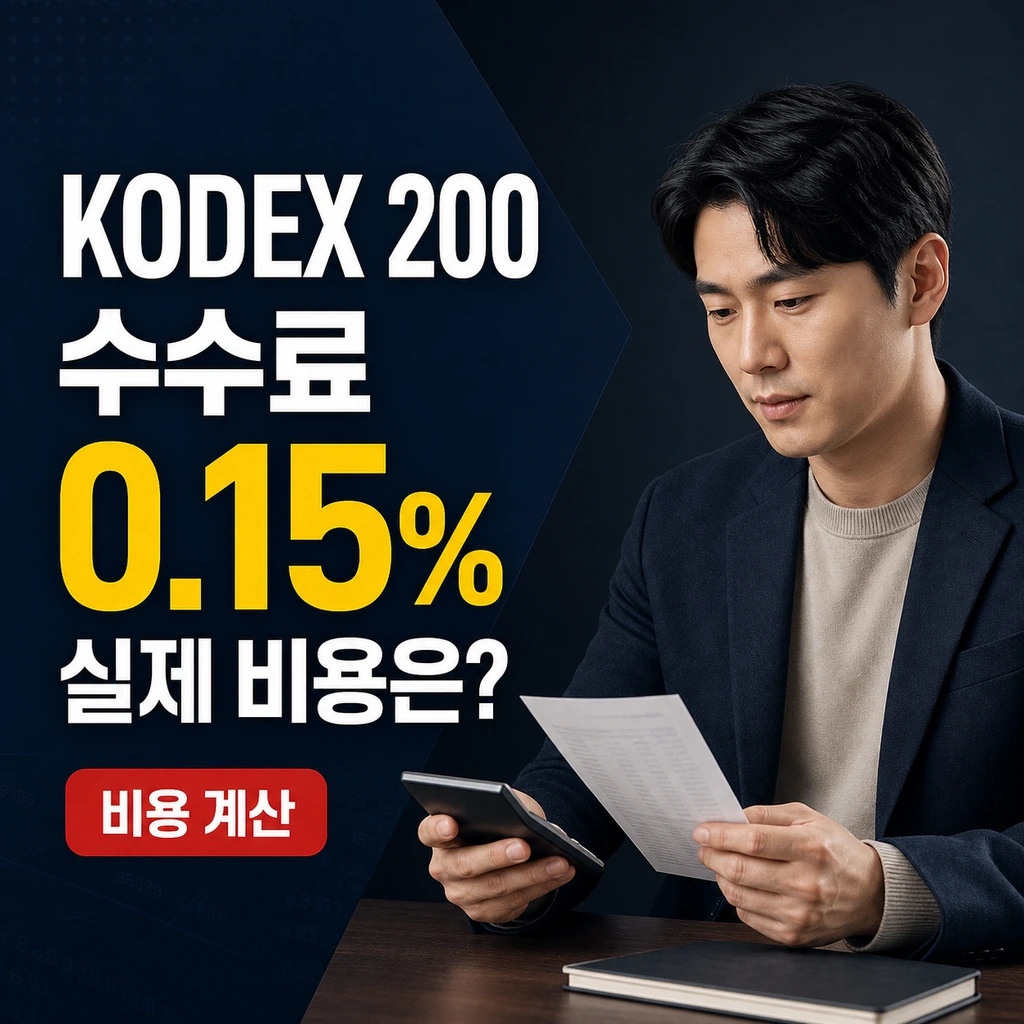 KODEX 200 수수료는 얼마일까? 총보수와 실제 비용 계산법