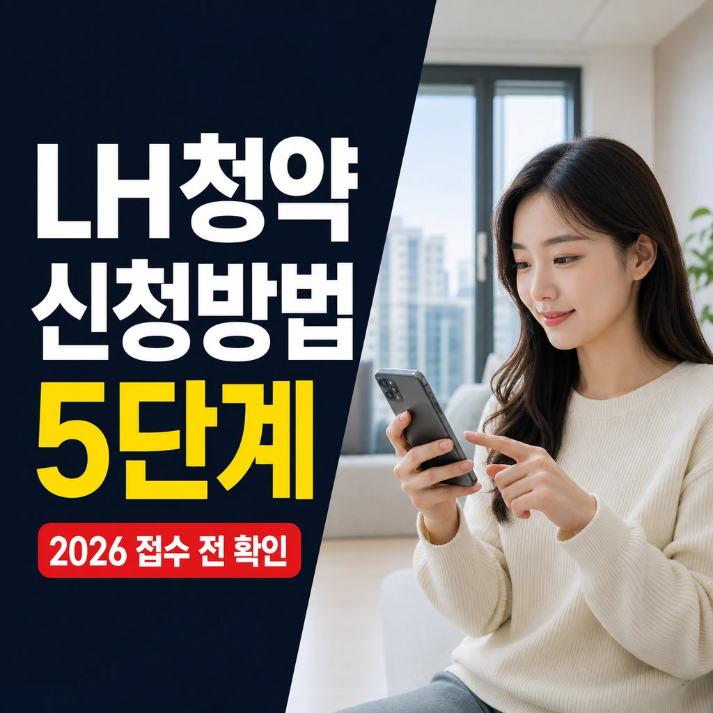 LH청약 신청방법, 청약플러스에서 접수까지 한 번에 정리
