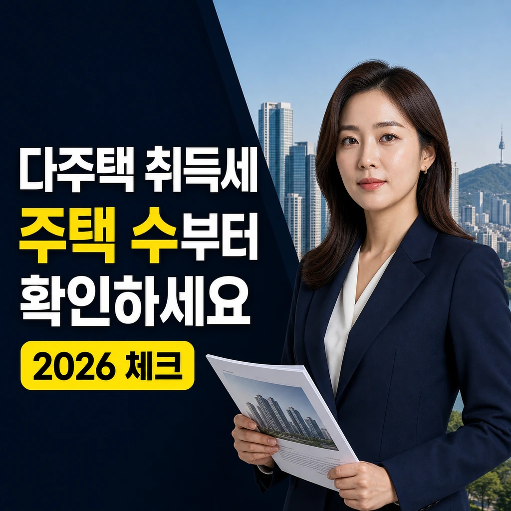 부동산 세제개편 후 다주택자 취득세, 주택 수부터 확인해야 하는 이유