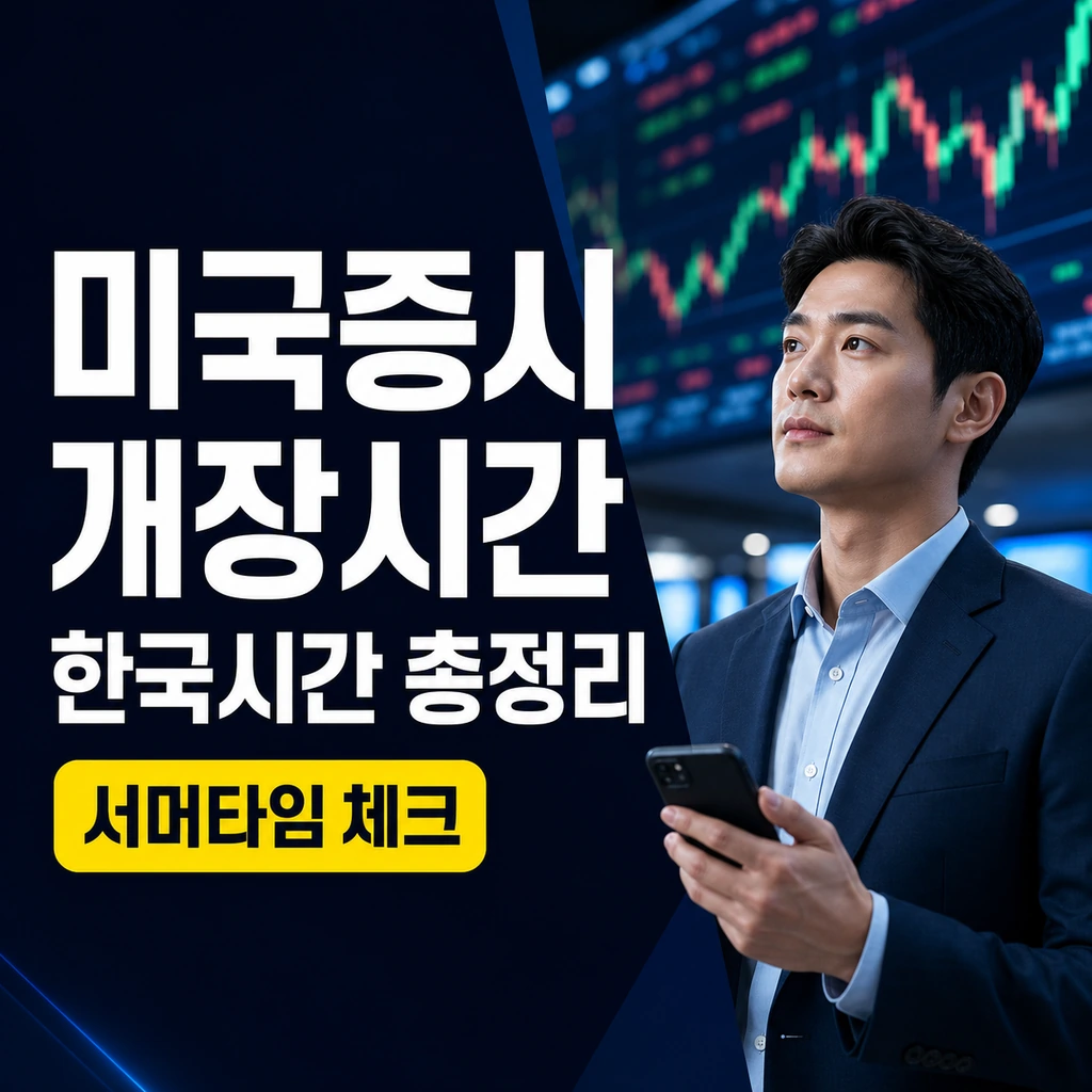 미국증시 개장시간 2026 한국시간·서머타임·프리마켓 총정리