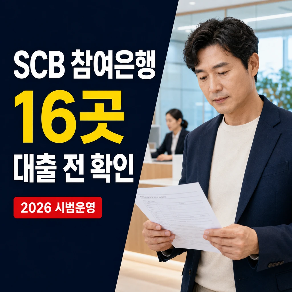 소상공인 공급망 금융 SCB 대상 은행 16곳과 이용 전 확인사항