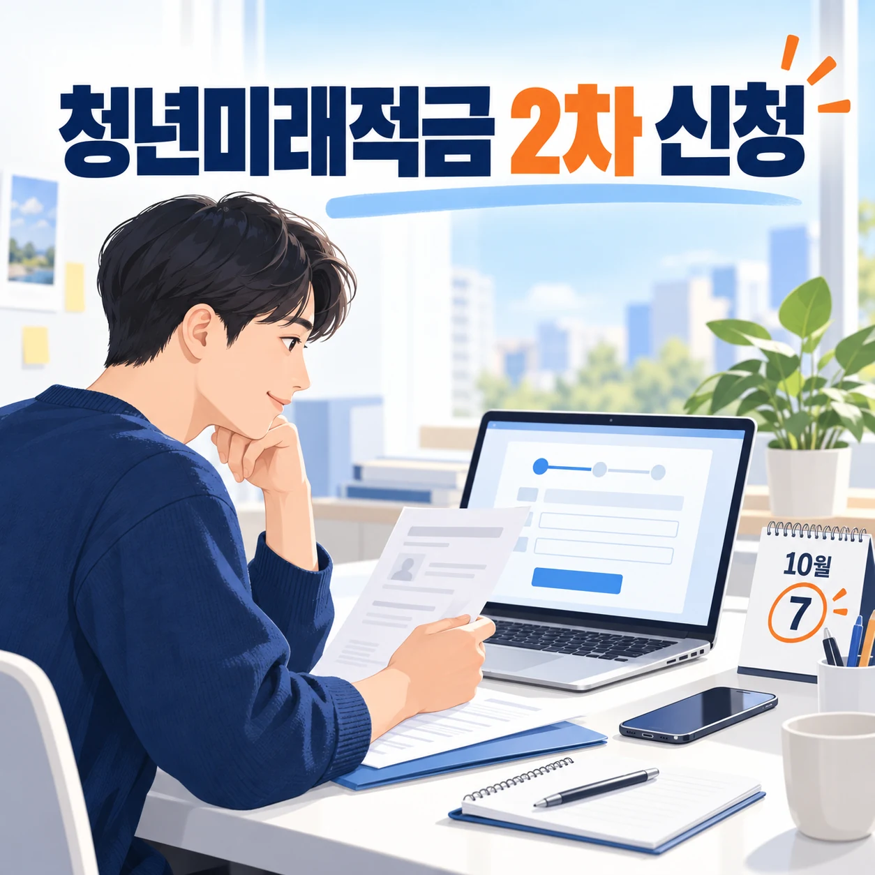 청년미래적금 2차 신청일 총정리: 10월 7일 홀수·8일 짝수 확인법