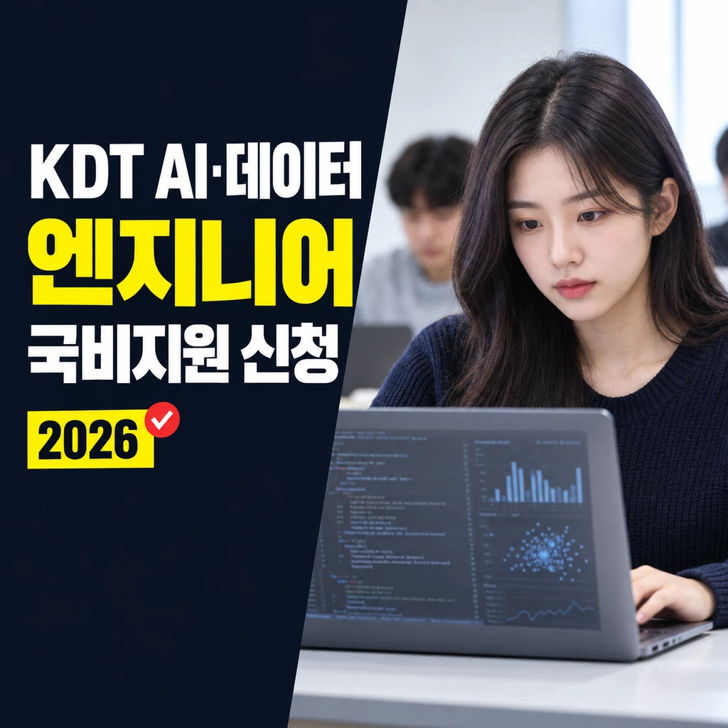 K-디지털 트레이닝(KDT) 국비지원 AI·데이터 엔지니어 과정 신청방법 총정리