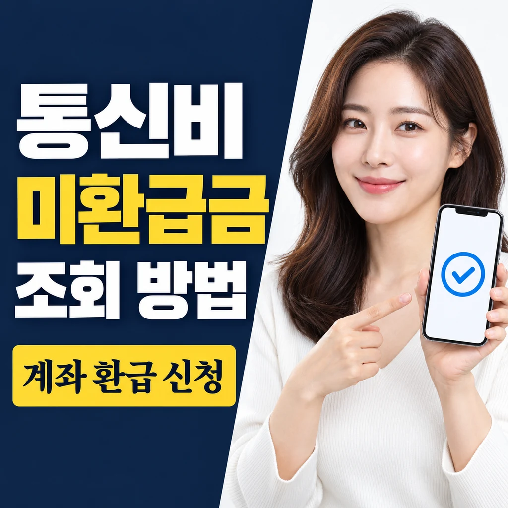 통신비 미환급금 조회 방법 2026｜스마트초이스 계좌 환급 신청까지
