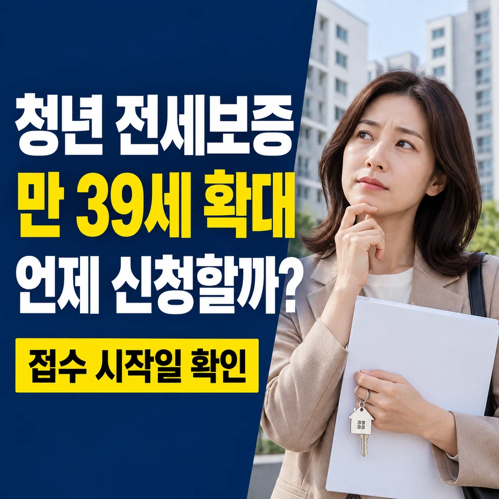 청년 전세대출 보증 만 39세 확대, 언제부터 신청할 수 있을까?